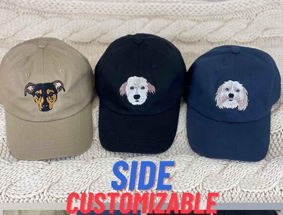 Personalized Dogs Photo Embroidered Cap, Custom D… - image 4