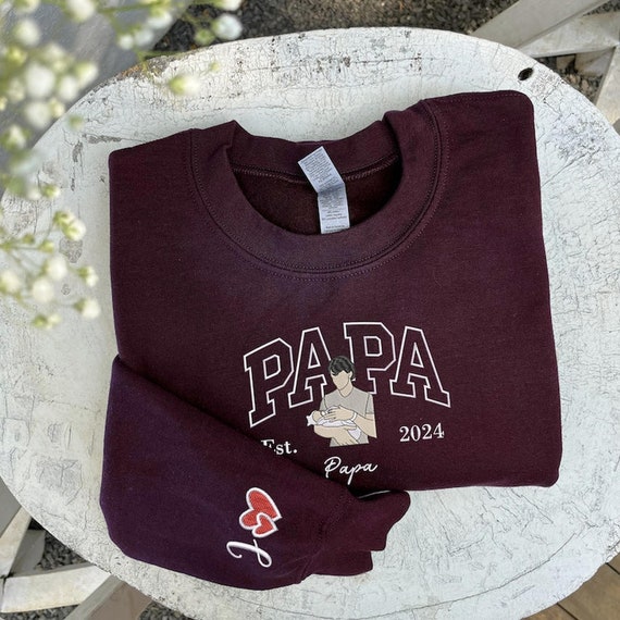 First Papa Gift Personalized Embroidered, Custom … - image 4