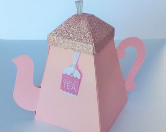 Teapot favor box