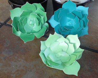 Paper succulents  - set of 5