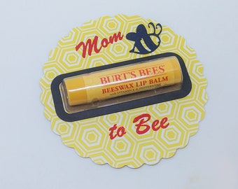 Bee Baby Shower Lip Balm Favors - Set of 4