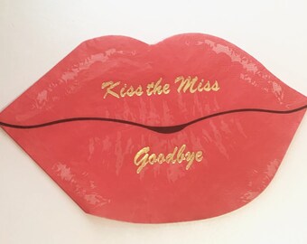 Kiss the Miss napkins - set of 10