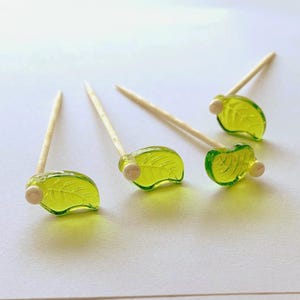 Tropical leaves cocktail picks - tropical party - summer party supplies