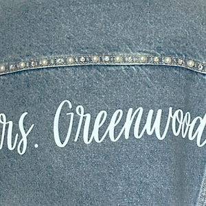 Personalized Jean Jacket image 4