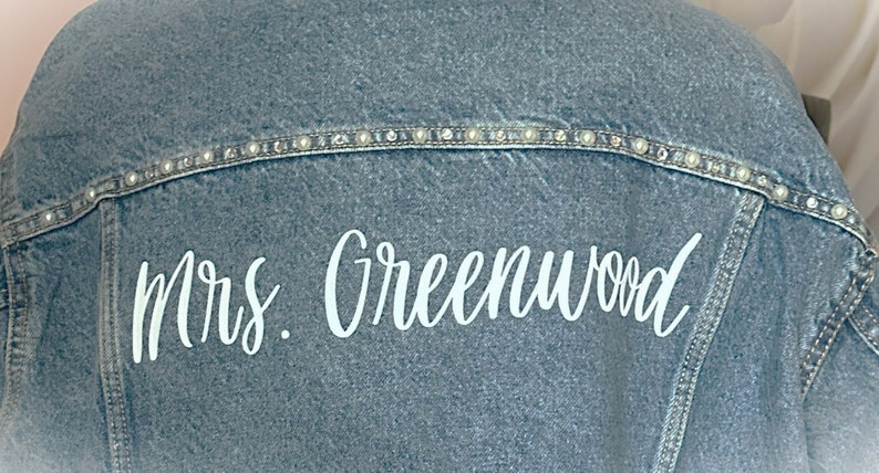 Personalized Jean Jacket image 4