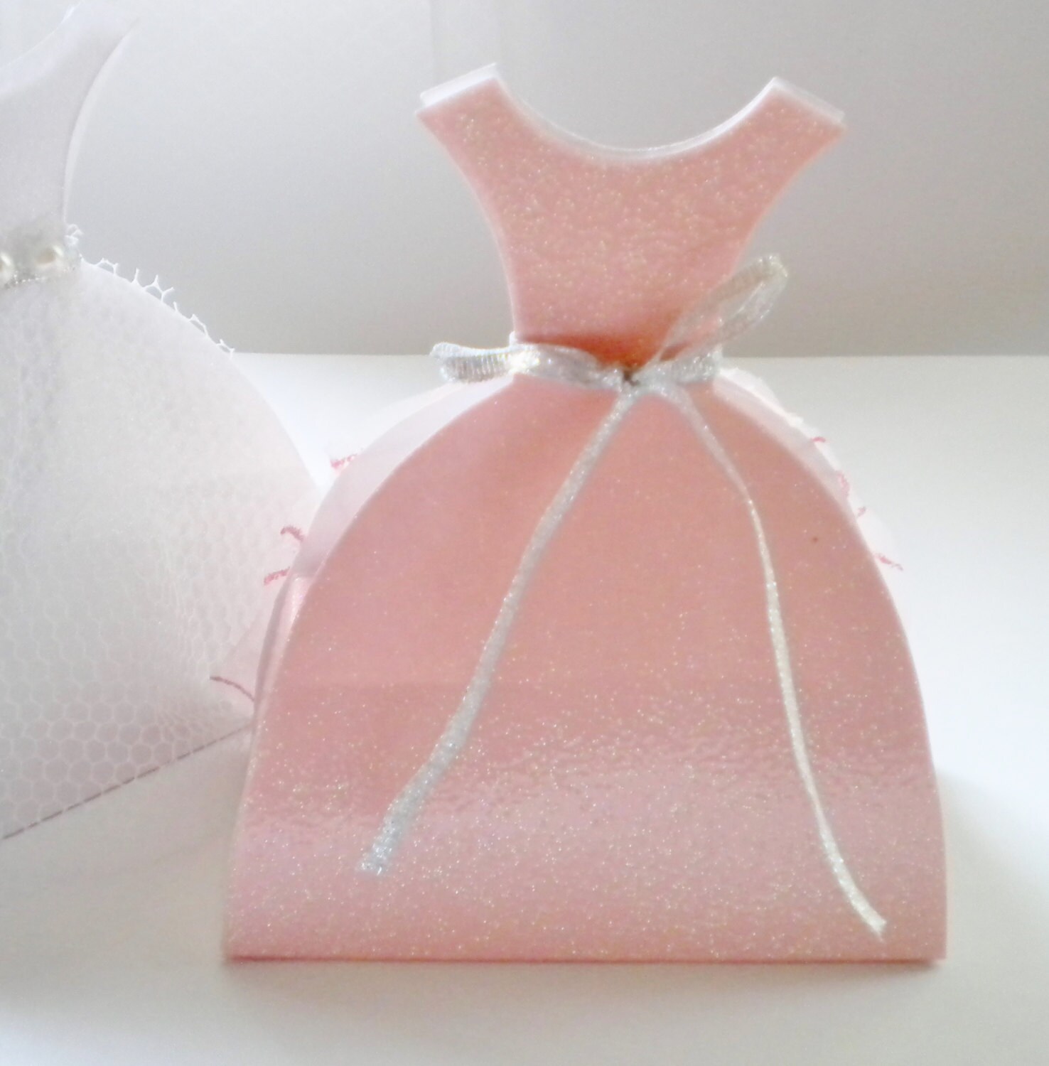 Dress Favor Boxes Set of 4 Etsy