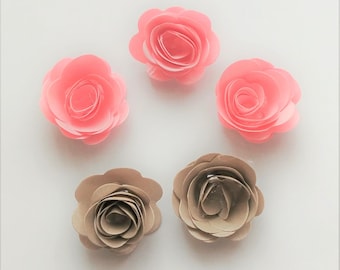 Paper Roses - set of 10