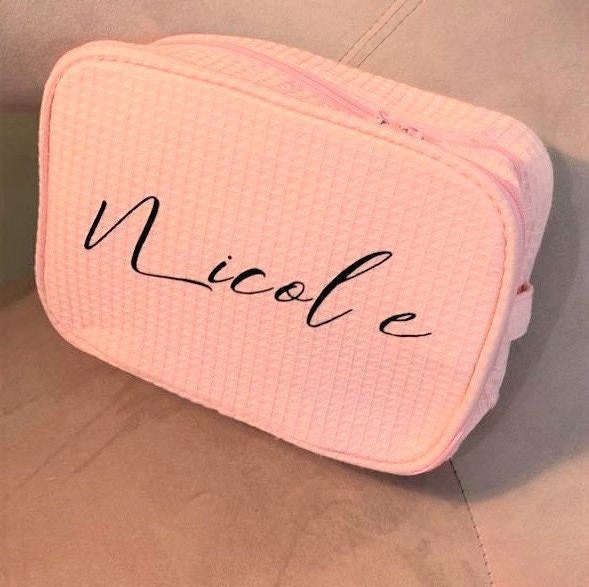 Personalized Waffle Bag Large Etsy Israel