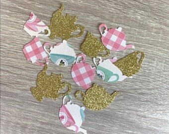 Tea party confetti - 100 pieces