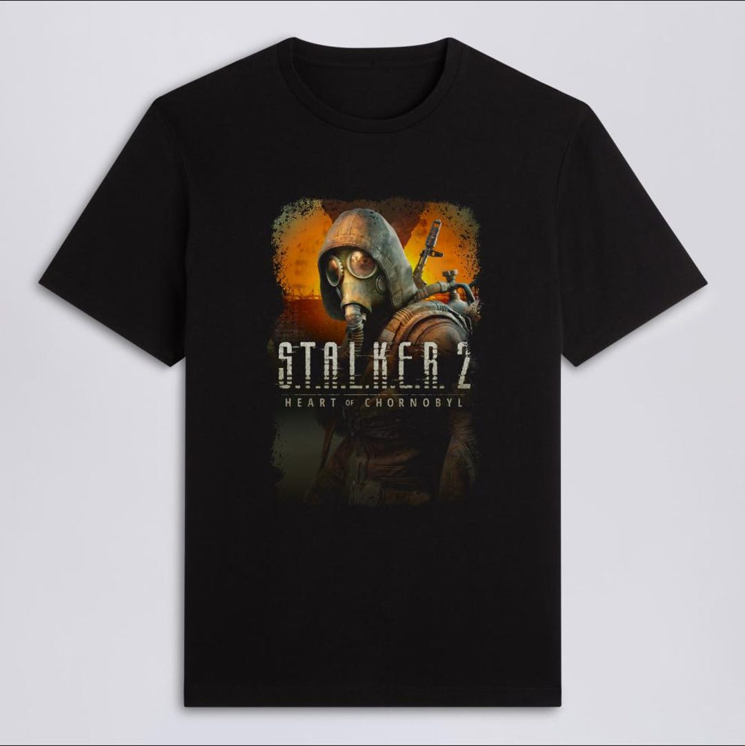 Stalker 2 Heart of Chernobyl Black T-shirt - Etsy
