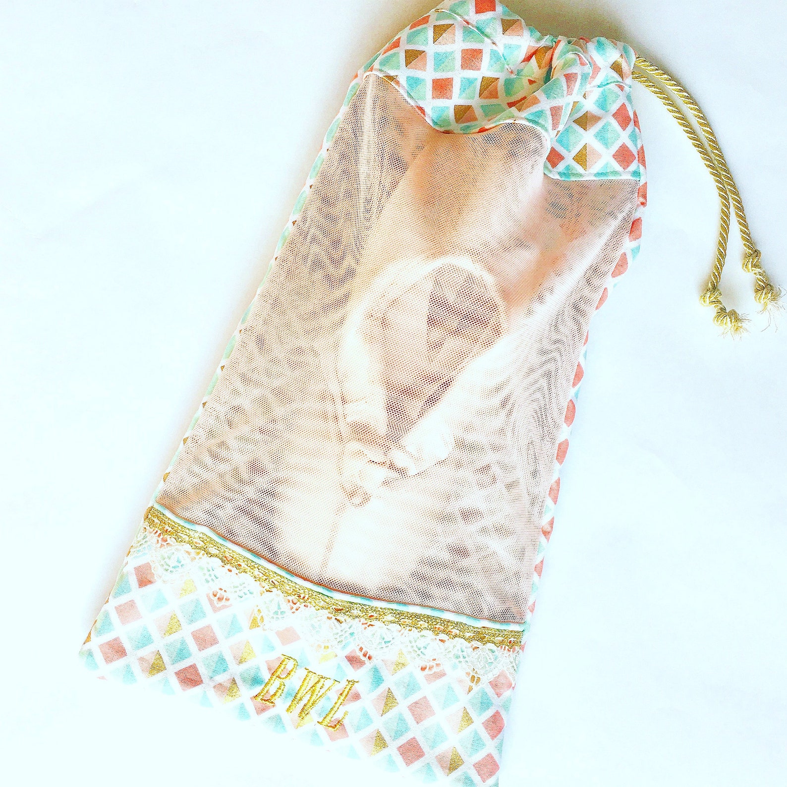 pointe shoe bag, ballet shoe bag, dance bag, red, floral, ballerina bag