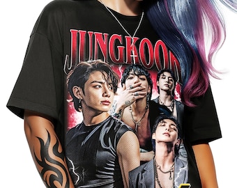 Jungkook face T-Shirt, Unisex Crewneck Tee