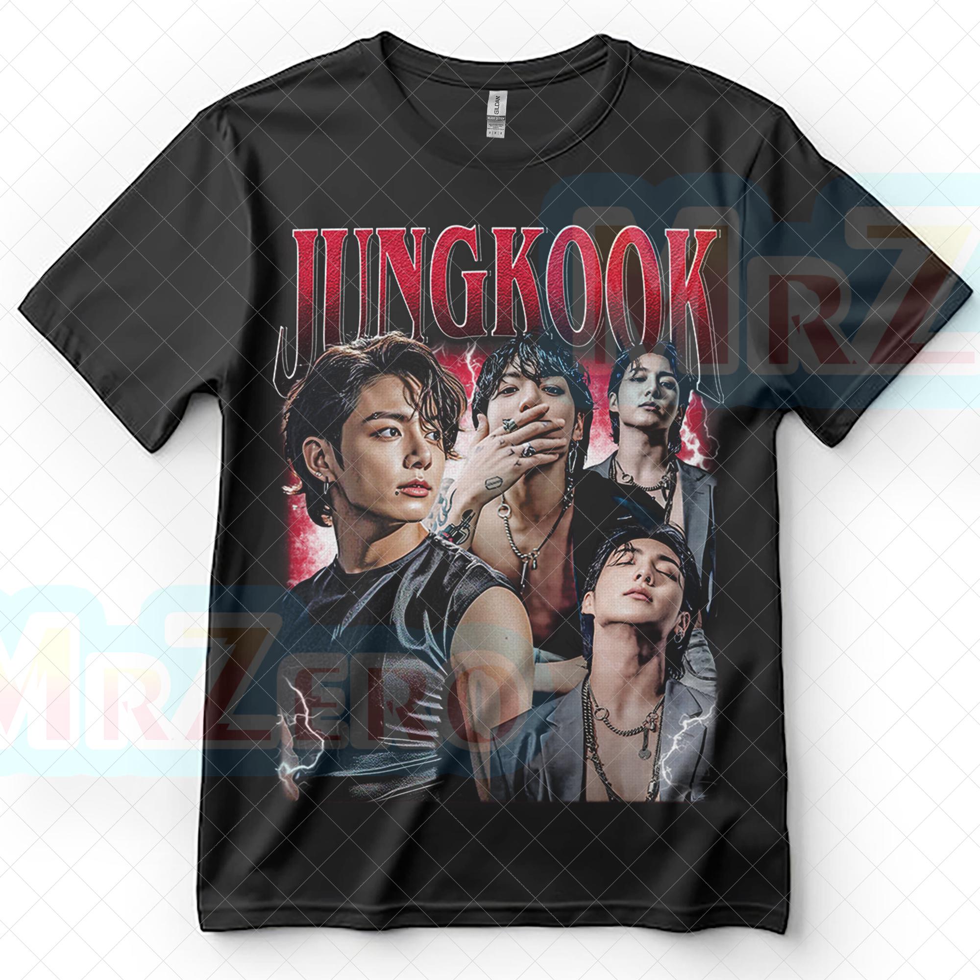 Jungkook Face T-shirt, Unisex Crewneck Tee - Etsy