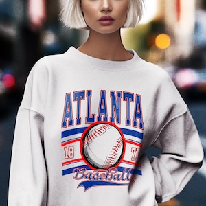 Vintage Atlanta 1871 T-Shirt Baseball unisex adult , youth tee, sweatshirt