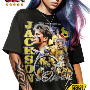T-shirt Kyle Jackson, chemise Jackson Olson, bananes T-shirt ras du cou unisexe