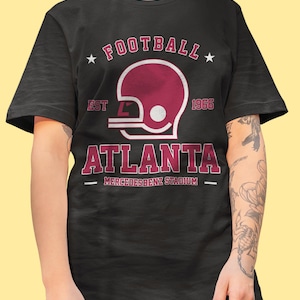 Vintage Atlanta 1966 T-Shirt football unisex adult , youth tee, sweatshirt