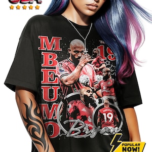 Mbuemo T-Shirt, Mbuemo iconic , red devils Unisex Crewneck Tee