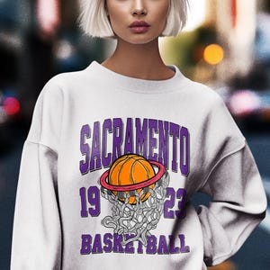 Vintage Sacramento 1923 T-Shirt basketball unisex adult , youth tee, sweatshirt