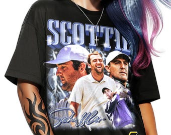 Vintage Scottie Scheffler T-Shirt, Unisex Golf Tee