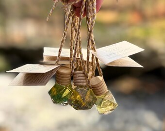 Essential Oil Car Diffuser – Aromatherapy Car Freshener, Refillable