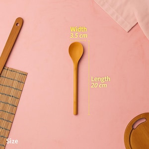 Wooden Drinking Spoon – Handcrafted Teak Wood Stirring Spoon for Everyday Beverages