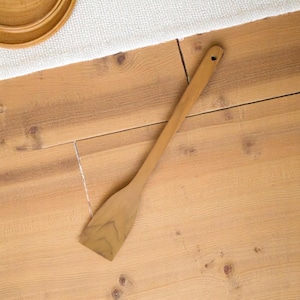 Handmade Teak Wood Spatula – Natural Wooden Turner for Everyday Cooking