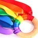 Candice Howard reviewed Waldorf Hand Kite | Rainbow | Ribbon Runner | Birthday Party Favors | Eco-Friendly Toy | Wooden Toy | Gifts Under 10 | Kids Party Favors