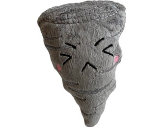 Tornado Plush Toy | Tornado Storm Pillow | Weather Stuffed Plushie | Meteorologist Gift | Twister | Cyclone | Funnel Cloud | Gag Gift