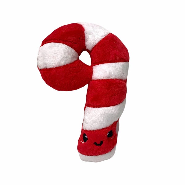 Candy Cane Plush Toy | Candycane Stuffie | Kawaii Candy Cane | Christmas Plush Toy | Candy Cane Stuffed Plush | Stocking Stuffer