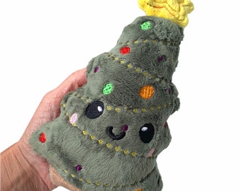Christmas Tree Plush | Stuffed Christmas Tree | Tree Plushie | Christmas Decor | Kawaii Christmas Tree | Cute Tree | Stocking Stuffer
