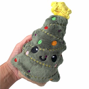 Minky Christmas Tree Plushie: Kawaii Stuffed Tree Decor