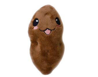 Potato Plush | Stuffed Potato Plush | Food Plush Toy | Hot Potato Plush | Spud Buddy | Kawaii Plush Toy | Office Decor | Nerd Gift