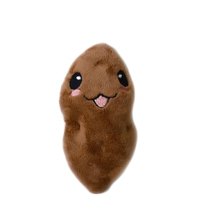 Kawaii Potato Plush: Embroidered Spud Buddy Food Toy