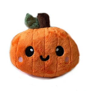Plush Pumpkin | Stuffed Pumpkin Plush | Halloween Decor | Stuffie Halloween Pumpkin | Jackolantern Plush | Punkin | Toy Pumpkin | Playfood