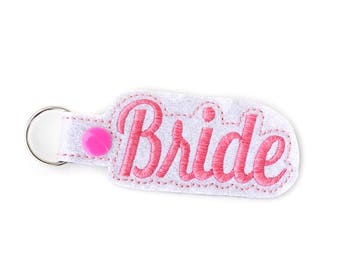 Bride Keychain | Bride Key Ring | Bride to Be | New Bride | Bride Gift | Wedding Party | Gift for Bride | Engagement Gift | Wedding