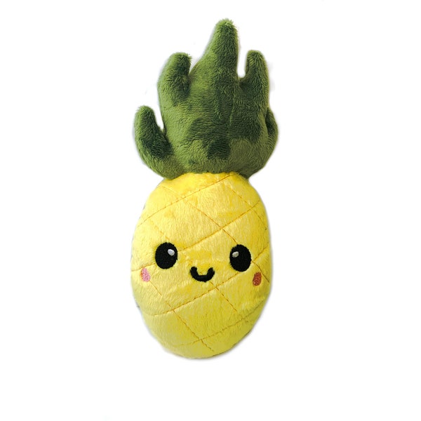 Pineapple Stuffed Toy | Pineapple Plush | Hawaii Gift | Hospitality Gift | Kawaii Pineapple | Gifts Under 20 | New Baby Gift | Nursery Decor