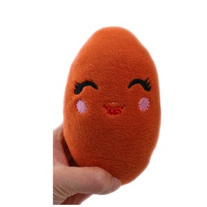 Sweet Potato Plush: Handmade Luxe Fleece Stuffed Yam