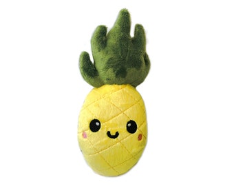 Pineapple Stuffed Toy | Pineapple Plush | Hawaii Gift | Hospitality Gift | Kawaii Pineapple | Gifts Under 20 | New Baby Gift | Nursery Decor