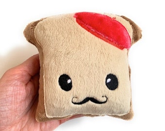 French Toast Plush Etsy