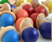 Wooden Acorns Montessori Waldorf Toy