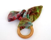 Bunny Ears Teether Teething Toy Waldorf