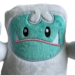 Large Yeti Plush Toy: Handmade Minky Abominable Snowman