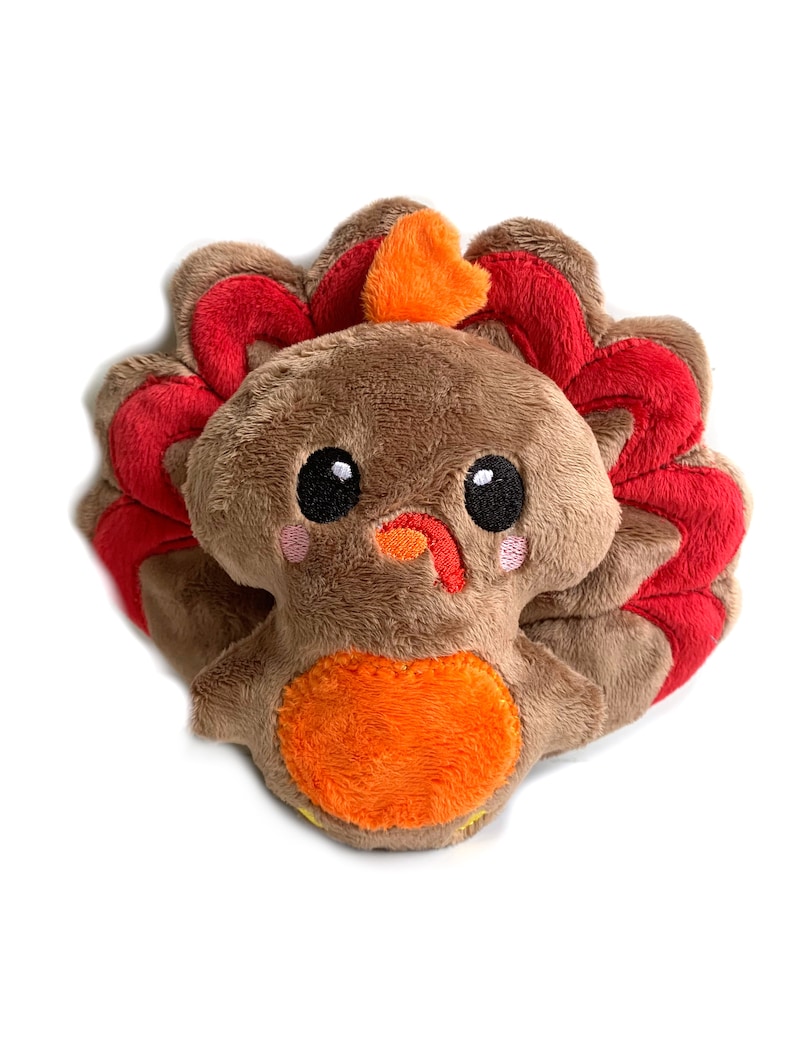 Turkey Plush Stuffed Turkey Toy Thanksgiving Decor Cute Etsy UK