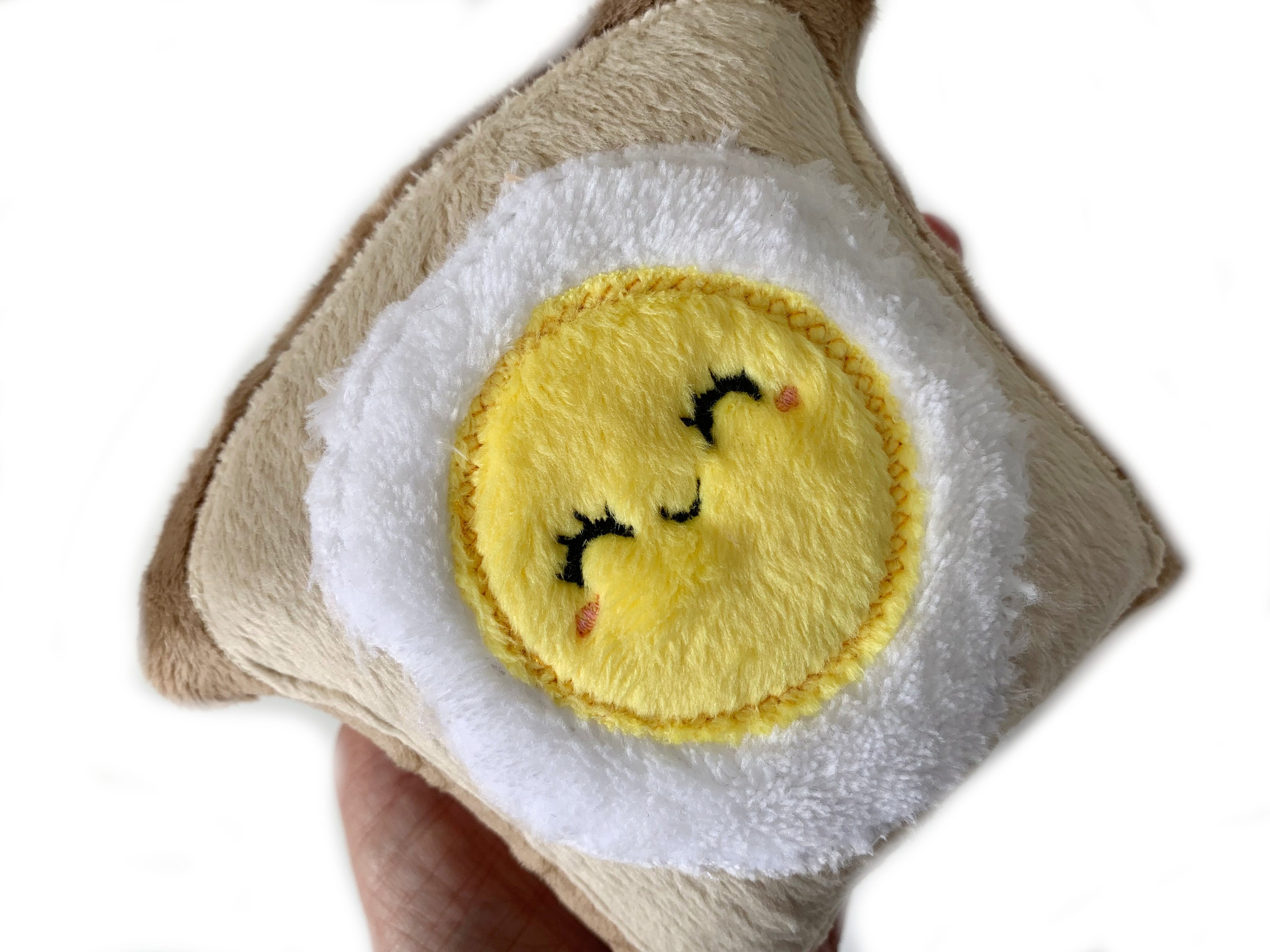 かわいいエッグトーストぬいぐるみ | 刺繍入りグルメギフト - Etsy 日本