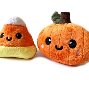 Halloween Plushie Candycorn Stuffed Toy Pumpkin Plush Toy Gift Set Fall Decor Halloween Decor Halloween Plush Toys Playfood zdjęcie 3