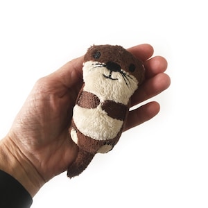 Baby Otter Plush Toy | Stuffed Otter | Plush Otter | River Otter | Stocking Stuffer | Gifts under 20 | Kawaii Otter | Gift for Kids |