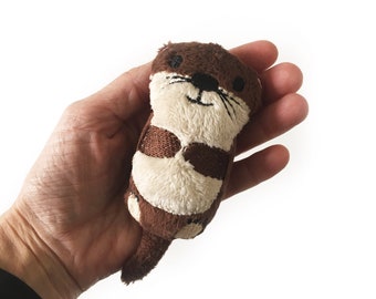 Baby Otter Plush Toy | Stuffed Otter | Plush Otter | River Otter | Stocking Stuffer | Gifts under 20 | Kawaii Otter | Gift for Kids |