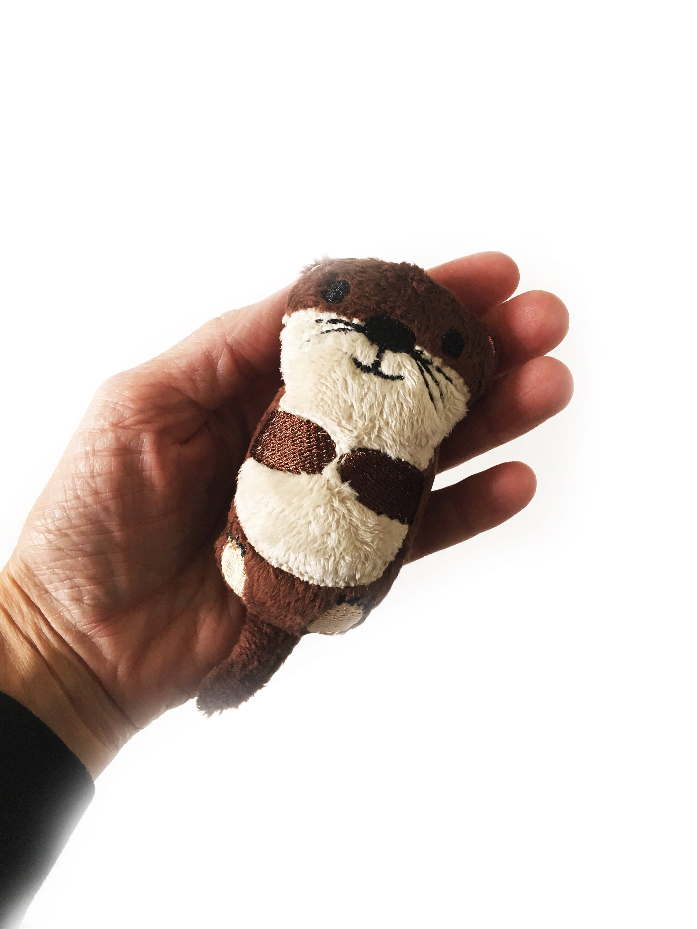 Rhode Island Novelty Adventure Planet Birth of Life River Nutria con bebé  de peluche de 12.5 pulgadas de largo sin cola