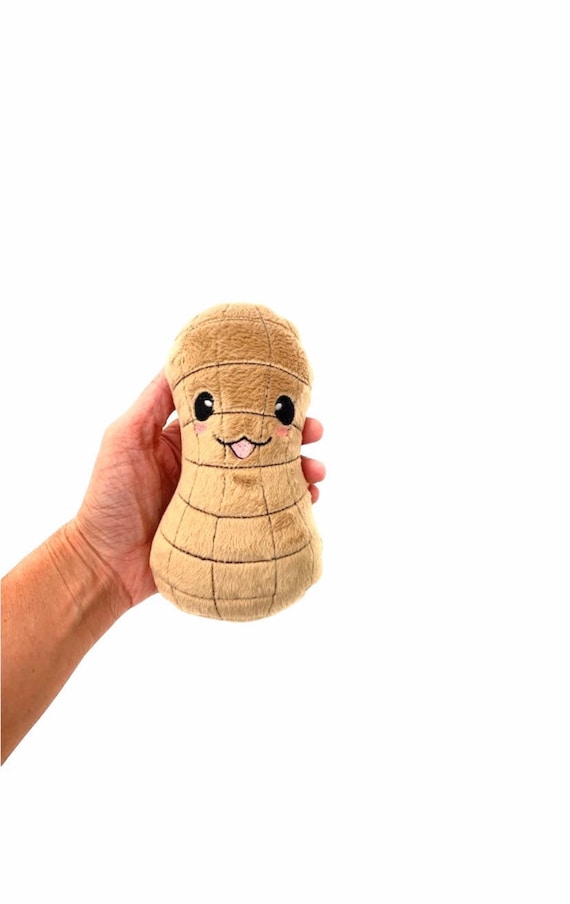 Peanut Plush Stuffed Peanut Cute Plush Food Kawaii Stuffed Toys