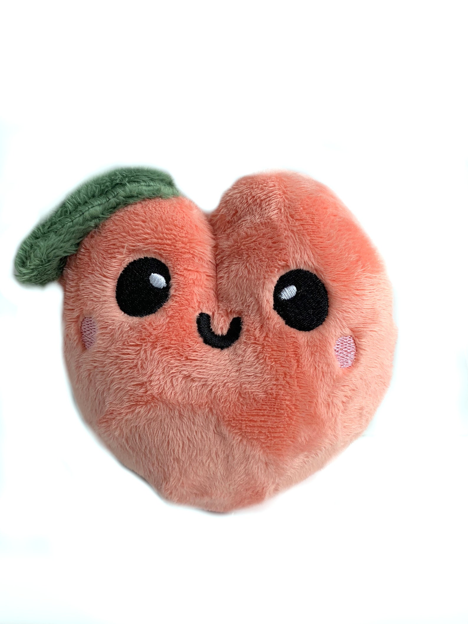 Peach Plushie Stuffed Peach Toy Kawaii Cute Playfood Etsy